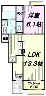 ルーチェ【1階】の間取り