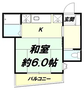 パステルハウス【106号室】の間取り