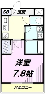 アンソレイユ【1階】の間取り