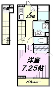 セジュール新秋津【2階】の間取り