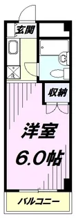 K&K所沢【4階】の間取り