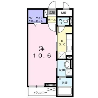 オネスティーユー セレノ【1階】の間取り