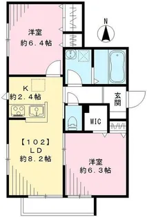 CASCADE カスケード【1階】の間取り