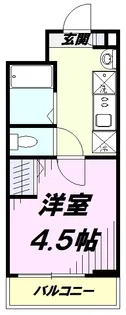 MELDIA西所沢Ⅱ【2階】の間取り