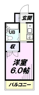 グランモア関間【302号室】の間取り