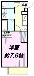 グロースリング新所沢【1階】の間取り