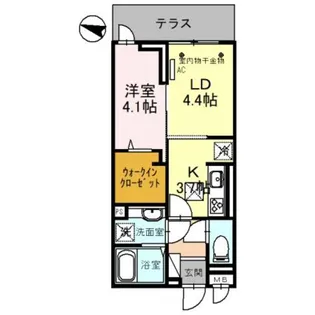 D−Sereno下藤沢【1階】の間取り