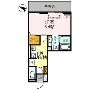 D−Sereno下藤沢【1階】の間取り