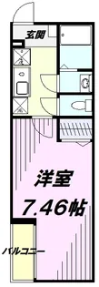 カインドネス所沢美原【1階】の間取り