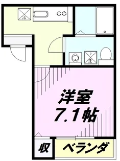 ミライオ元町【1階】の間取り