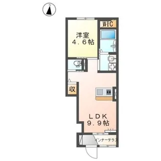 カルフール【1階】の間取り