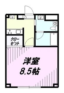 アネックス栄町【1階】の間取り
