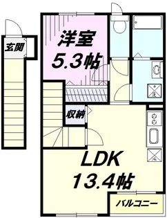 エクセレンスII【2階】の間取り
