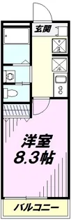 パルク秋津【3階】の間取り
