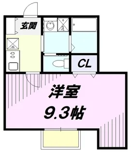 キャメル狭山Ⅱ【2階】の間取り