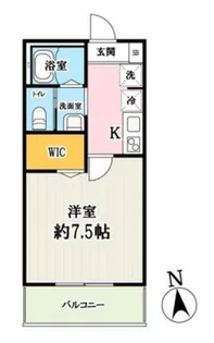 キャメル所沢青葉台【3階】の間取り