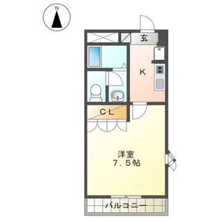 アイリスハイム【3階】の間取り