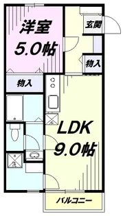 インペリアル ソフィアB【2階】の間取り