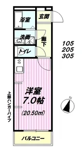 ベラヴィスタ春日部【1階】の間取り