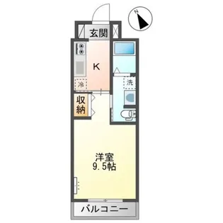 アレッサーノ【1階】の間取り