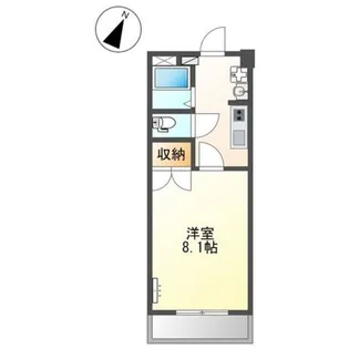メゾンドビスキュイ【2階】の間取り