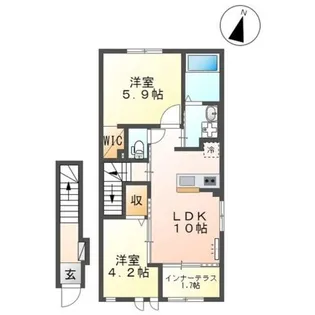 ルビアベルデ【2階】の間取り