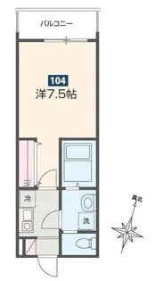 MELDIA入間市Ⅲ【1階】の間取り