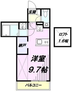 BestStage新狭山Ⅱ【302号室】の間取り