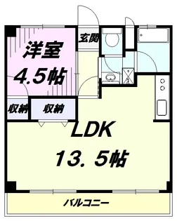 農住メゾン霞【1階】の間取り