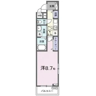 セレーノ フォリア【3階】の間取り