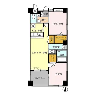 スタースクウェア【1階】の間取り