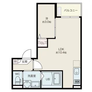 Jack yamaguchi Ⅰ【3階】の間取り