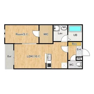 シエーナ武蔵藤沢【1階】の間取り