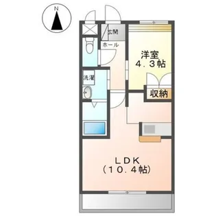 グランディールAOKI【1階】の間取り