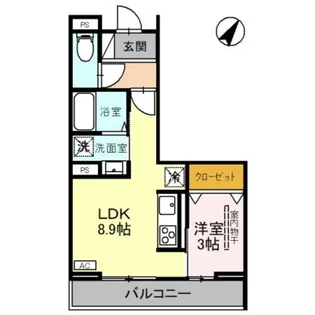 D−Sereno弥生【2階】の間取り