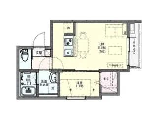 KLEIS新所沢【1階】の間取り