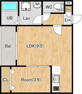 ジーメゾン狭山富士見リュミエール【1階】の間取り