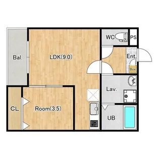 ジーメゾン狭山入間川ルーエ【2階】の間取り