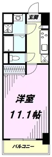 ラフィネ所沢【408号室】の間取り