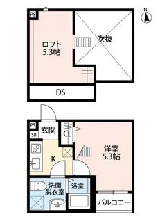 カスミ美原町(ミハラチョウ)【1階】の間取り