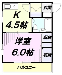 ラ・ルーナ【3階】の間取り