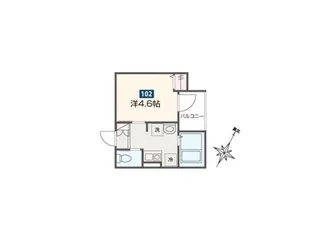 MOMO HOUSE東村山【1階】の間取り