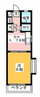 サンジュエリー所沢【2階】の間取り