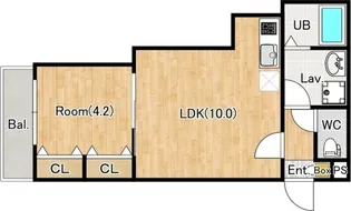 シエロコート入間【1階】の間取り