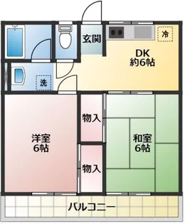 久米川グリーンハイツ【2階】の間取り