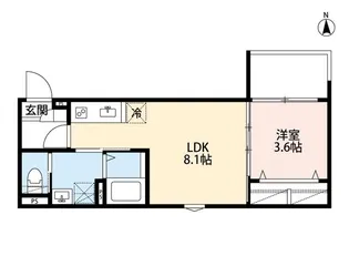 サクラテラス 小手指【3階】の間取り
