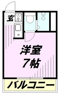 ベルデ所沢【3階】の間取り