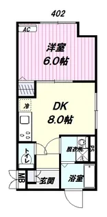 The Garlands【4階】の間取り