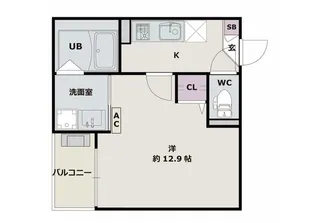 Jack shimofujisawa Ⅲ【1階】の間取り