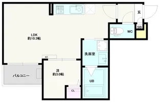 Jack shimofujisawa Ⅰ【1階】の間取り